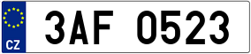 Truck License Plate
